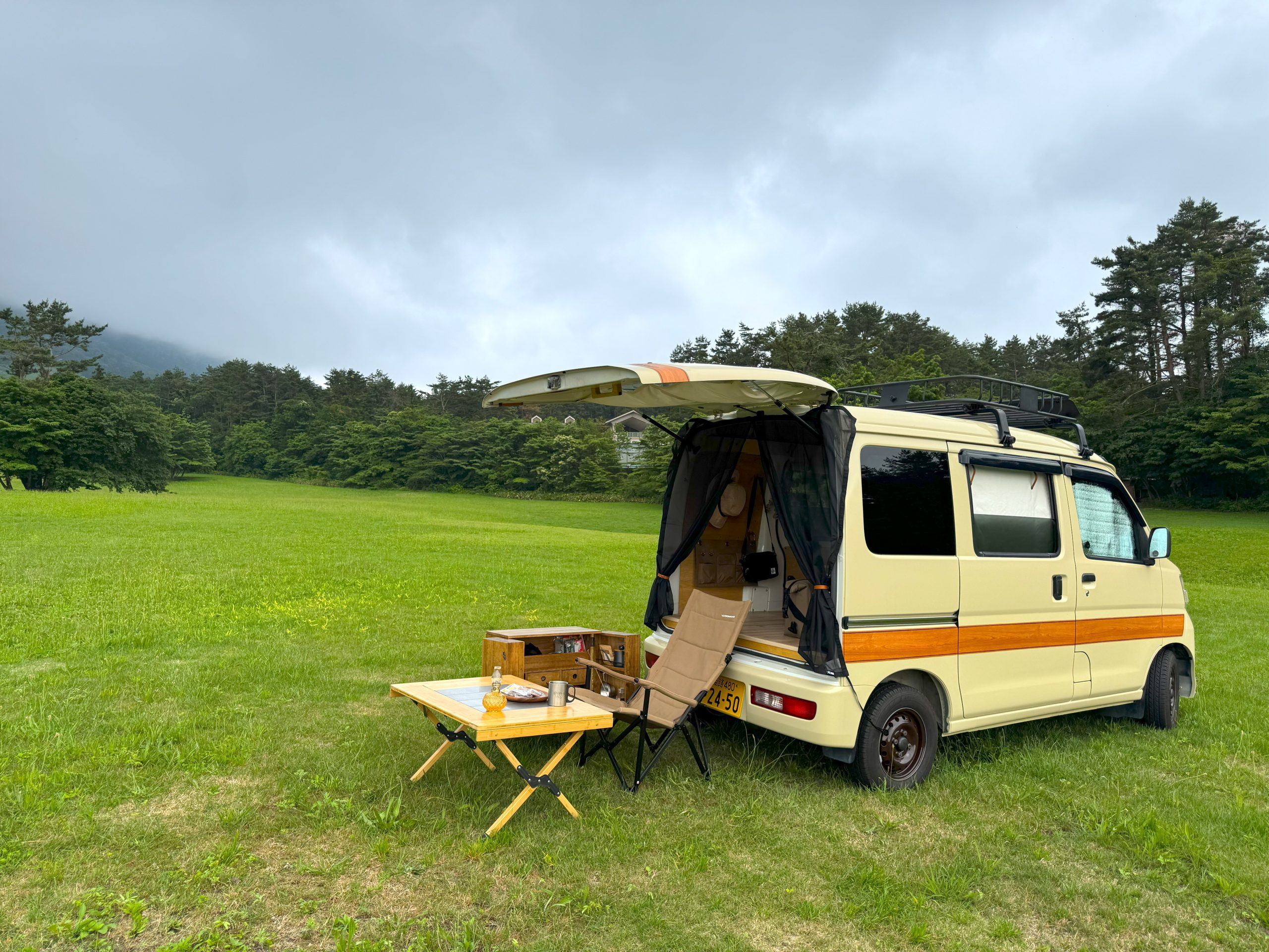 車中泊風景