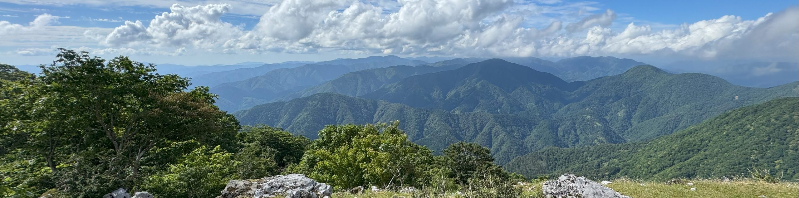 伊吹山から見える景色