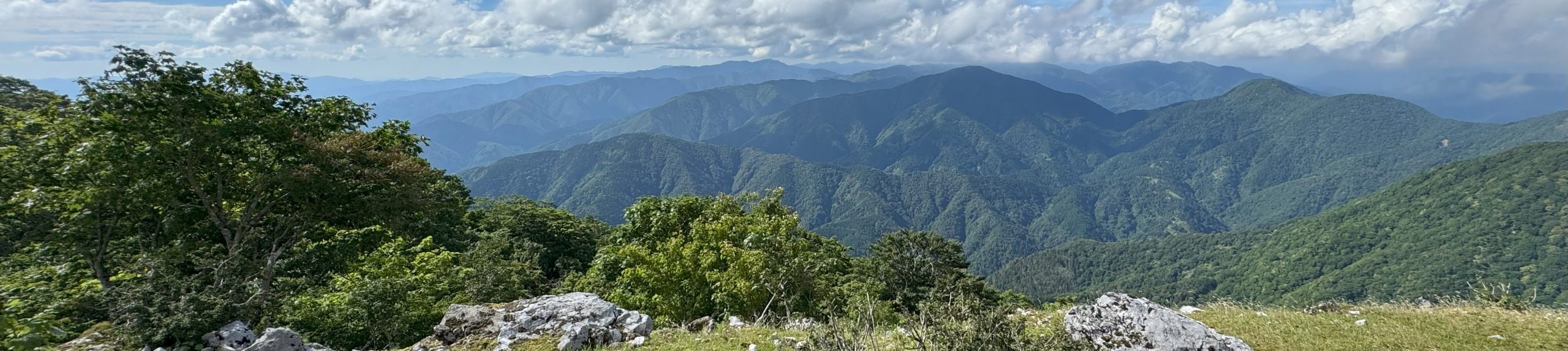 伊吹山から見える景色