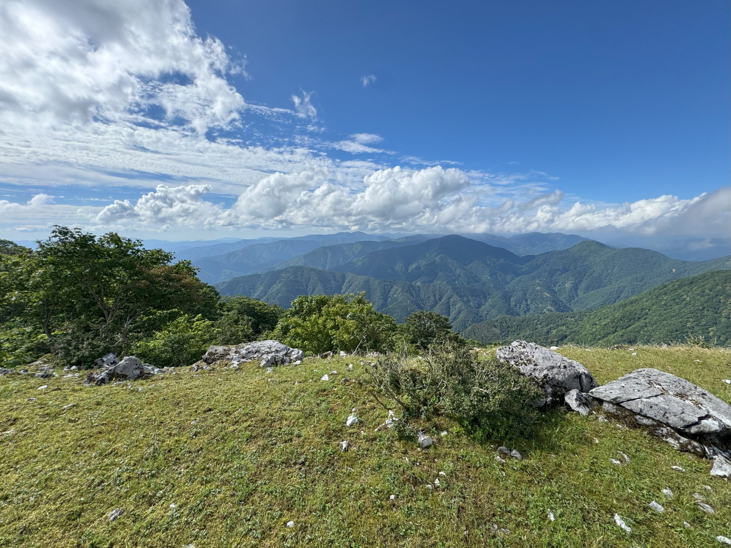 伊吹山からの景色