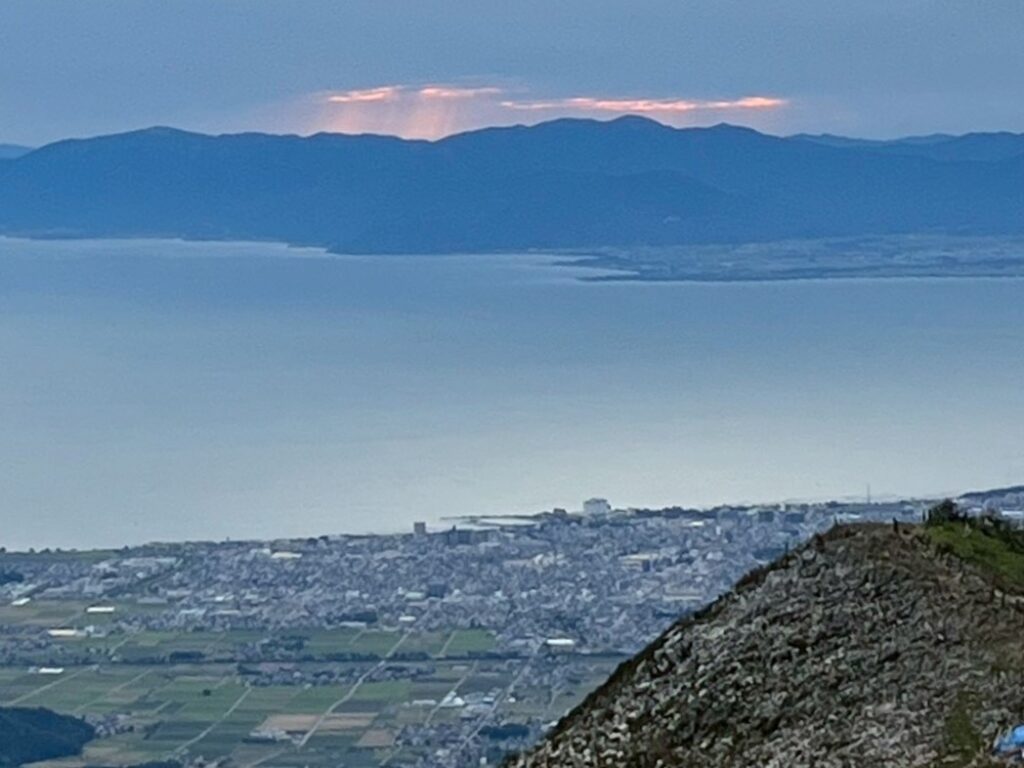 伊吹山からの景色