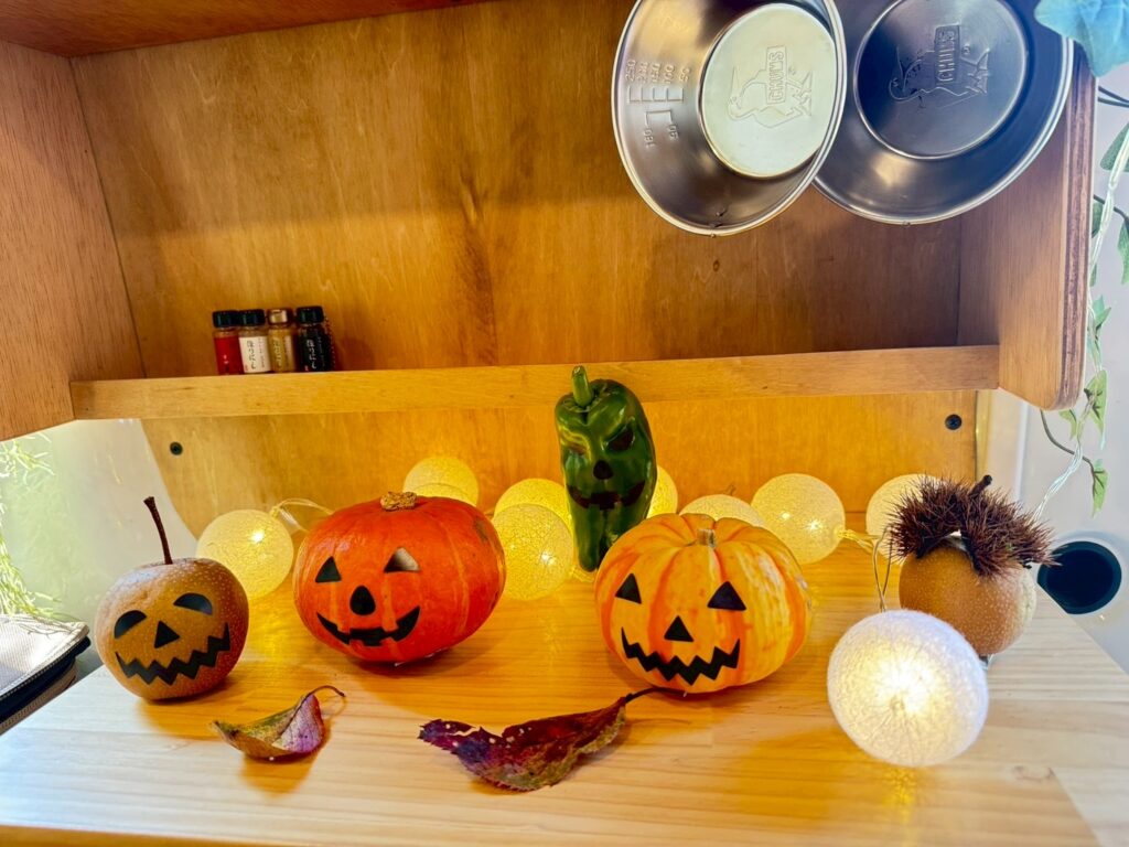 ハロウィンのお化けたち